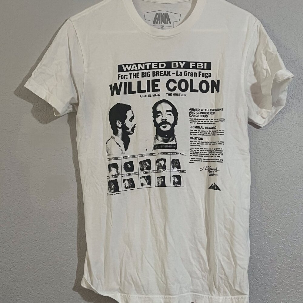 Official FANIA Most Wanted T-Shirt